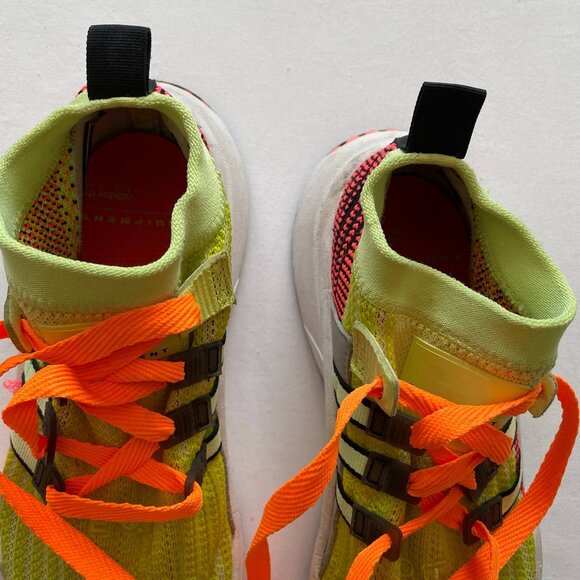 Men's Adidas EQT Support Mid ADV Yellow Sneakers size 8.5 - Picture 5 of 13